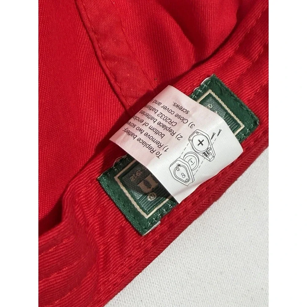 LL Bean Pathfinder LED Hat Red Hiking Camping Gorpcore Outdoor Ca